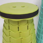 접이식 아코디언 간이 자바라 무지개 놀이동산 의자 스툴 폴딩의자 - 이미지 6