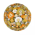 다채로운 Boho 꽃 밝은 꽃 인쇄 남여 면화 양동이 모자 해변 여행을위한 조정 가능한 야외 태양 모자 - 이미지 4