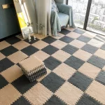 YOUPAN 고퀄리티 미끄러움 방지 벨벳 퍼즐러그 퍼즐카펫 10P - 이미지 6