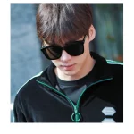 RMM 브랜드 유니섹스 빅 프레임 스퀘어 선글라스 힙합 선글라스 레트로 스퀘어 고양이 눈 선글라스 여성용 남성용 선글라스 - 이미지 3