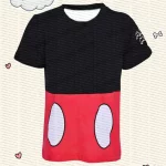 2025 뉴 여름 소년과 소녀 마우스 & 친구 3D 인쇄 역할 놀이 티셔츠/성인 만화 부모 자식 탑 KID100-6XL - 이미지 2