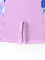 2025 인쇄 된 여자 수영복 원피스 핑크 키즈 수영복 여성 어린이 Bathers 수영복 수영복 여름 Beachwear - 이미지 5