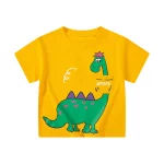 2025 여름 2-8 년 소년 반팔 티셔츠 스트라이프 인쇄 어린 소년 탑 유아 아기 소년 티셔츠 어린 어린이 옷 - 이미지 3