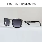 빈티지 Steampunk 선글래스 남자 럭셔리 레트로 스퀘어 선글라스 여성 패션 안경 Gafas De Sol Hombre Lunette Soleil Femme - 이미지 3