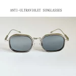 빈티지 스퀘어 Steampunk 선글래스 남자 2025 펑크 선글라스 여성 트렌디 럭셔리 패션 안경 Dropshipping Gafas De Sol Hombre - 이미지 3