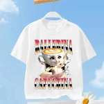 Tralalero Tralala 어린이 티셔츠 Tungtung Sahur Brainrot Anime Tees 소년 소녀 여름 짧은 소매 코튼 탑 아동복 선물 - 이미지 2