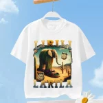 Tralalero Tralala 어린이 티셔츠 Tungtung Sahur Brainrot Anime Tees 소년 소녀 여름 짧은 소매 코튼 탑 아동복 선물 - 이미지 4