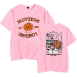 2025 할로윈타운 1998 티셔츠 2면 프린트 할로윈타운 대학교 셔츠 호박 가을 티셔츠 레트로 할로윈 파티 티셔츠 - 이미지 4