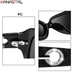 여성용 편광 선글라스 UV400 레트로 다이아몬드 나비 프레임 안경 패션 착용 선 스크린 안경 여행용 여성용 선글라스 - 이미지 4