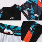 2025 통통한 어린이 스플릿 바디 수영복, Teeange Boys 수영복, 전문 선 스크린 수영복 온천 세트 - 이미지 4