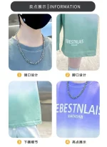 2025년 여름 10대 남아 의류 세트 아동 레터링 트레이닝복 유아 티셔츠 상의 + 루즈핏 하의 반바지 바지 4 8 10 12 14세 - 이미지 3