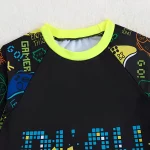 2025 소년 수영복 두 조각 어린이 수영복 반바지 인쇄 어린이 Bathers 수영복 수영 수영복 여름 Beachwear - 이미지 3