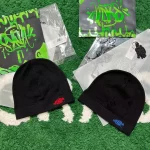 Syna World Skull Hat Sy-na Running Cap2024 새로운 뜨개질 Sy-na 비니 모자 MenWomen Paragraph Quality Cap Y2k Warm Beanies - 이미지 2