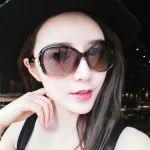 선글라스 여성 UV 차단 질감 선글라스 그라디언트 블랙 야외 선글라스 Oculos Sol Feminino - 이미지 3