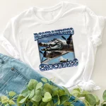 재미 있은 이탈리아 Brainrot 동물 어린이 티셔츠 Tralalero Tralala 재미 있은 상어 반팔 탑 어린이 Meme 귀여운 티 여름 의류 - 이미지 4