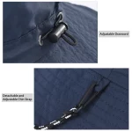 남녀공용 야외 버킷 햇, 빠른 건조 포장 가능 부니 햇, UV 차단 태양 모자, 패싱 캠핑 하이킹 모자, 여름 - 이미지 4