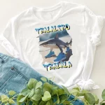 재미 있은 이탈리아 Brainrot 동물 어린이 티셔츠 Tralalero Tralala 재미 있은 상어 반팔 탑 어린이 Meme 귀여운 티 여름 의류 - 이미지 3