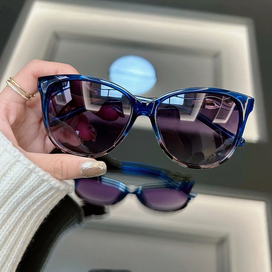 kf-Se00db054970b4f8bb8db2bc388f9905ei 레트로 고양이 눈 선글라스 여성 남성 패션 빈티지 태양 안경 여성 남성 브랜드 디자이너 그늘 거울 여행 Oculos De Sol - 이미지 1