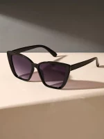 1/2PCS 패션 Y2K 고양이 눈 플라스틱 프레임 여성 선글라스 남성용 일상 생활 음영 안경 액세서리. - 이미지 5