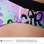 3PCS 7-12 세 어린이 소녀의 인쇄 비키니 세트 어린이 수영복 조끼 간략한 수영복 수영복 - 이미지 5