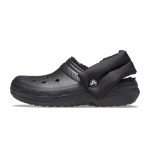 크록스 클래식 라인드 네오 퍼프 클로그 블랙 화이트  206589-060 - 이미지 5