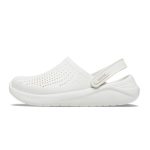 크록스 라이트라이드 클로그 공용샌들 화이트 204592-1CV - 이미지 2