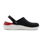 크록스 라이트 라이드 클로그 블랙 레드 204592-066 - 이미지 3