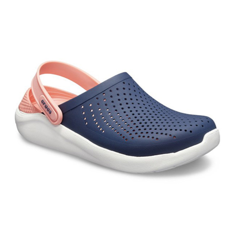 2 크록스 라이트라이드 클로그 204592-4jg 네이비 핑크 - 이미지 1