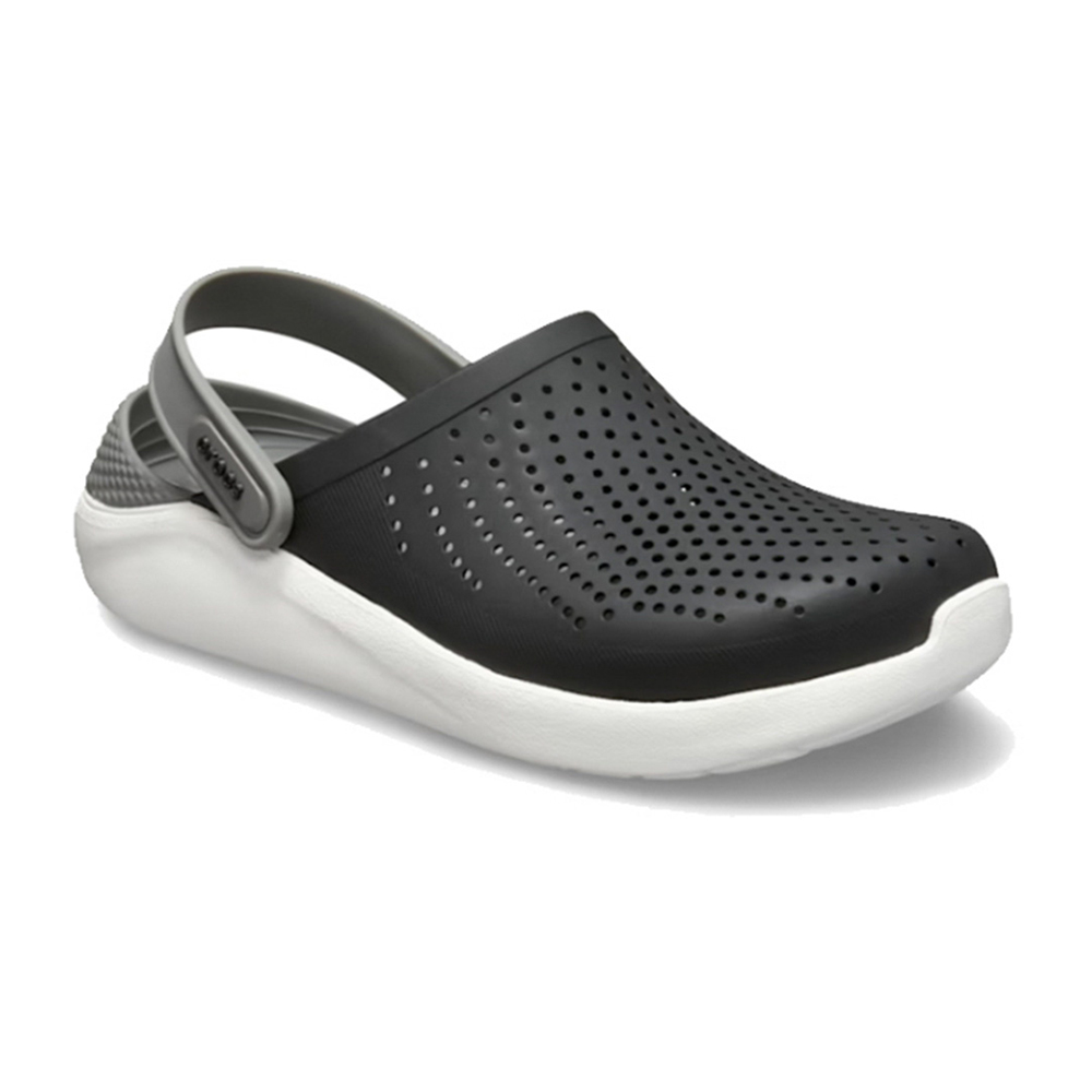 2 크록스 라이트라이드 클로그 슬리퍼 샌들 블랙스모크 204592-05M - 이미지 1